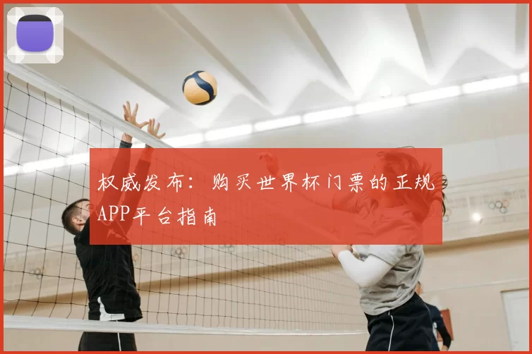 权威发布:购买世界杯门票的正规APP平台指南