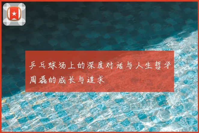 乒乓球场上的深度对话与人生哲学周磊的成长与追求