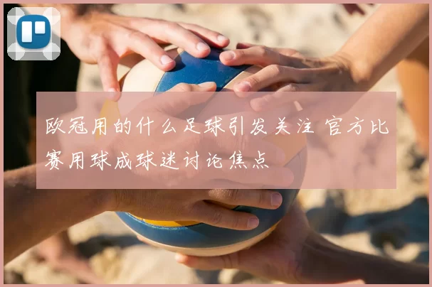 欧冠用的什么足球引发关注 官方比赛用球成球迷讨论焦点